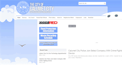 Desktop Screenshot of calumetcity.org